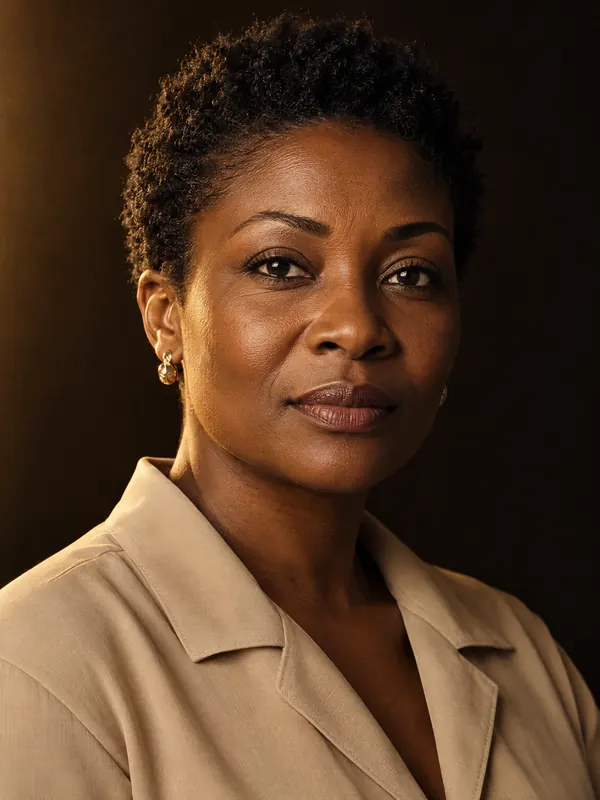 Portrait éditorial d’une femme camerounaise